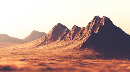 Naklejka premium The vast, desolate plains at the bottom of the Mariana Trench evoke mystery and isolation Fine sediments cover the rocky terrain creating an eerie atmosphere A deep unknown world untouched and silent 