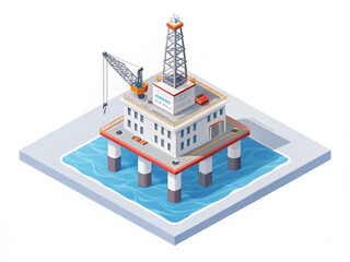 Naklejka premium vector illustration of modern building