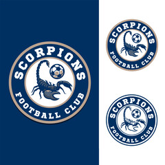 Scorpion Logo for Sports team soccer football club