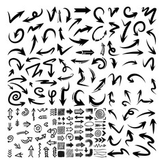 A unique collection of arrows and other supporting elements to suit your design element needs