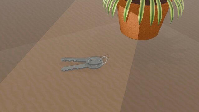 scene with keys （鍵のある風景）