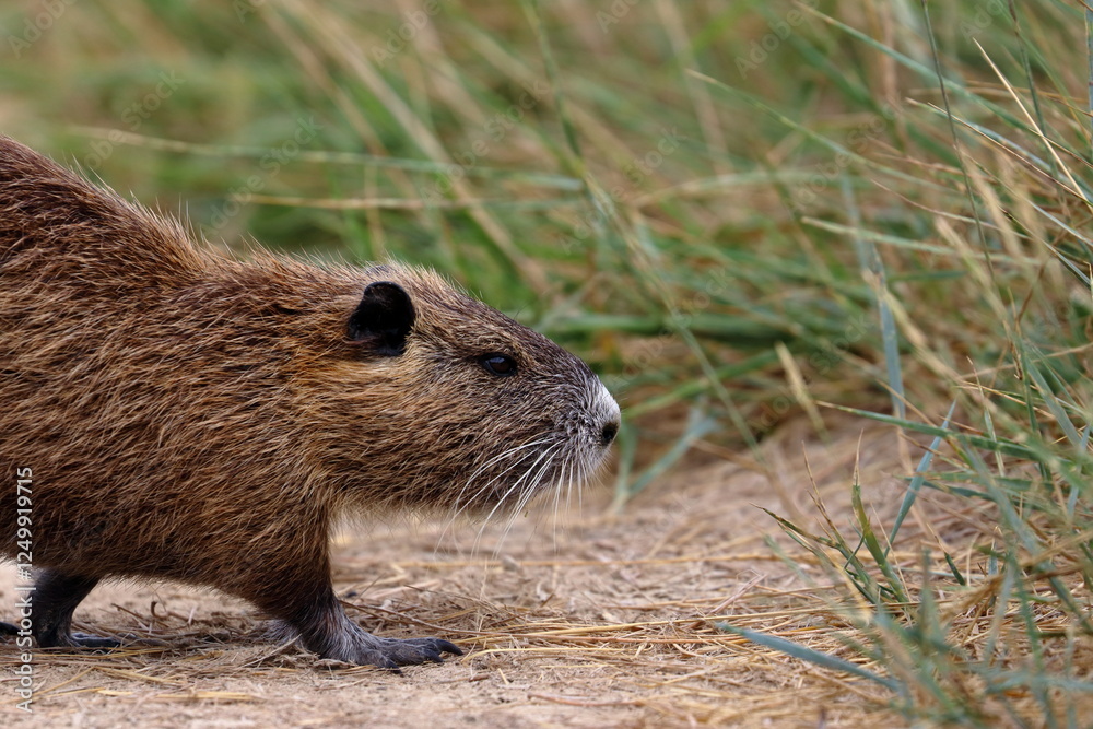 Wall mural nutria