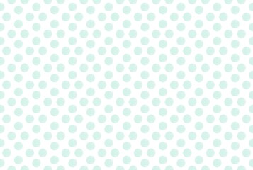シームレスな水玉模様の背景素材　かのこ柄 水色
