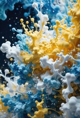 Abstract smoke background with beautiful colors