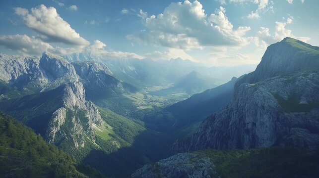 Breathtaking mountain landscape viewpoint nature photography serene environment majestic scenery in the great outdoors