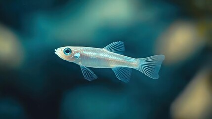 Fototapeta premium a small fish with blue eyes