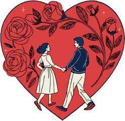 Couple valentine’s day