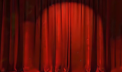 Realistic Red Curtains Opening Animation on Transparent Green Screen Background for Video Editing and Visual Effects
