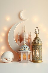 Ramadan Festive Islamic Lanterns Mosque Decor