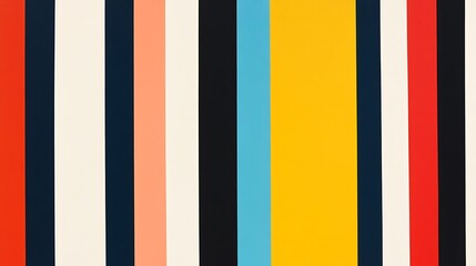 Abstract Colorful Vertical Stripes Design Pattern