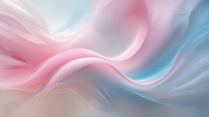 Obraz premium A stunning abstract texture featuring soft pastel hues of pink and light blue, combined in a swirling pattern to create a sense of depth and dimension.