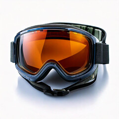 Snowboarding Goggles isolated on a white background background