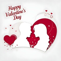 14 feb valentines day post card design