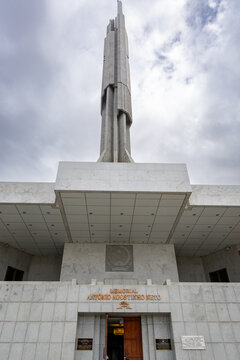 Luanda, Angola; 11/21/2024; Photo of the entrance to the memorial of Antonio Agostinho Neto in Luanda, Angola