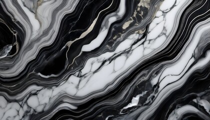 Obraz premium Abstract light black and silver marble flat surface, luxury background pattern
