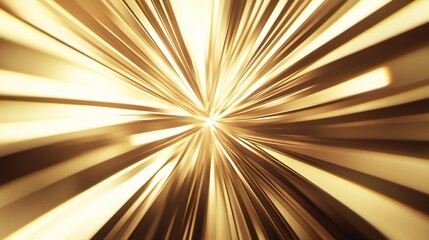 Obraz premium Golden Radiance: Abstract Burst of Light and Energy