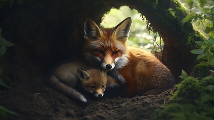red fox vulpes