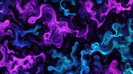 Obraz premium Abstract fluid art background with vibrant colors and swirling patterns