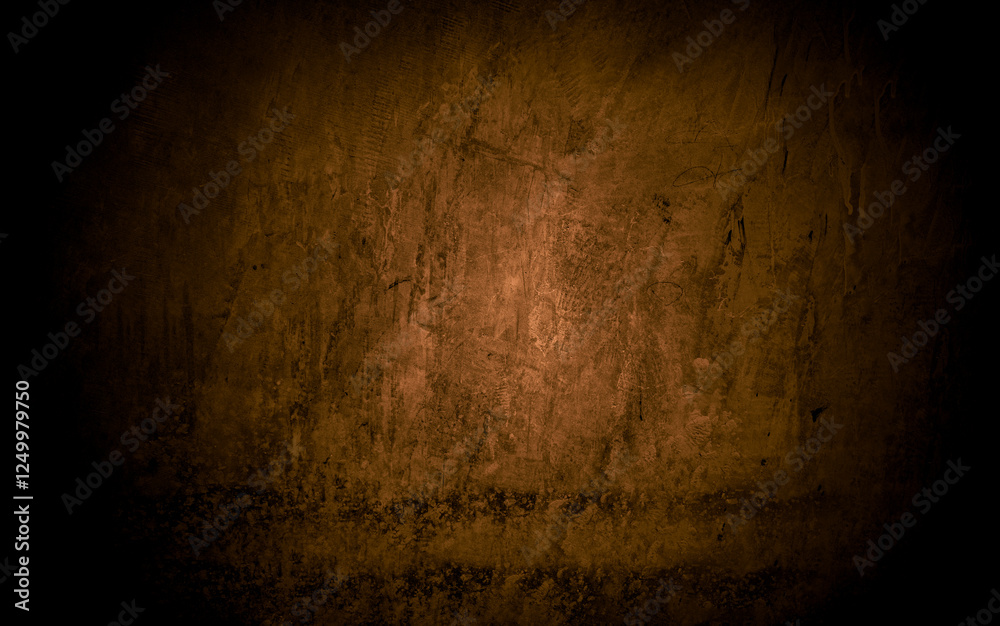 Aufkleber old wall texture cement dark black brown background abstract grey color design are light with white 