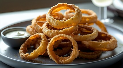 Crispy and Golden Onion Rings with a Perfect Crunch