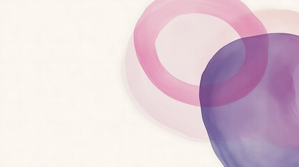Obraz premium Abstract pastel circles, design, background