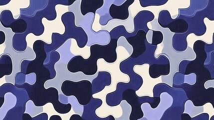 Naklejka premium Abstract Purple Camo Texture