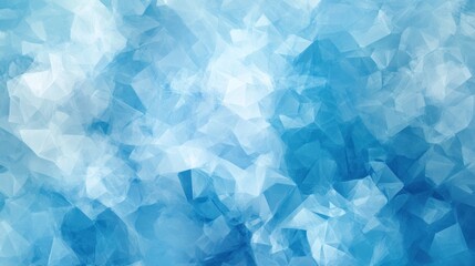 Obraz premium Abstract blue geometric background with polygon shapes.