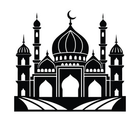  silhouette mosque Icon
