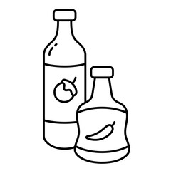Sauce line icon