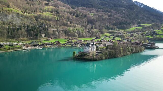 Aerial Views of Iseltwald: A Drone's Perspective