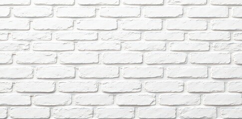Fototapeta premium Crisp white brick wall, perfect clean backdrop, surface, clean, interior