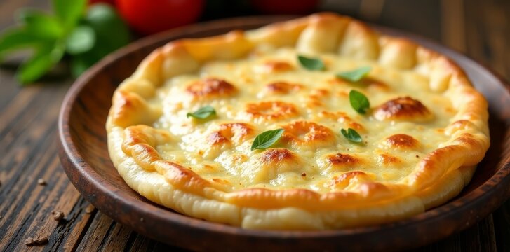 Crispy edges and soft center of freshly baked parotta, baking, flatbread, indian flatbread
