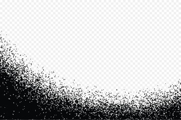 Noise grain background with pointillism dots, dotwork pattern, grainy texture effect.