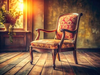 Classic chair photography: vintage, retro, antique wooden seating.  Timeless furniture images.
