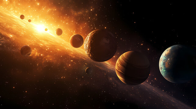 Space travel, cosmic exploration, interstellar journey. Interstellar Cultures. Illustration