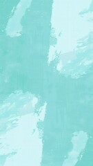 Fototapeta premium A serene abstract design featuring soft aqua tones and brushstroke patterns, creating a calming visual effect.