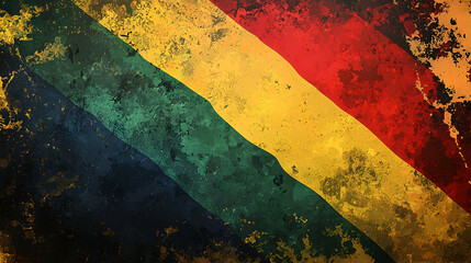 Colors of the Juneteenth flag celebrate African American heritage and cultural freedom.