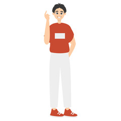 Illustration of People Smile. World Smile Day Celebration. Vector Character.