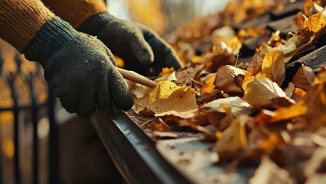 Cleaning Autumn Leaves from Gutters: A Seasonal Home Maintenance Guide
