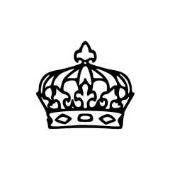 minimalist crown graphic