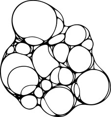 Sketch of bubble neurographic style