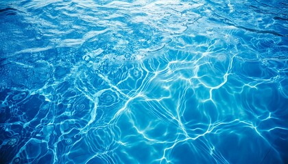 Obraz premium 輝く水面の美しい反射模様 - リラックスと癒しの瞬間