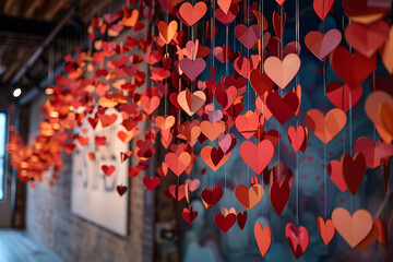 medical research progress, a display of heart-shaped paper cutouts, a chart tracking advances in hemophilia research, and dedicated advocates united in force