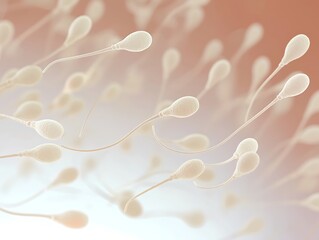 Sperm Cells Microscopic View