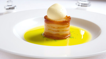 Fototapeta premium Hearty Cabbage and Bacon Soup