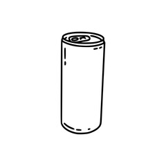 vector illustration of a soda tin drinks icon