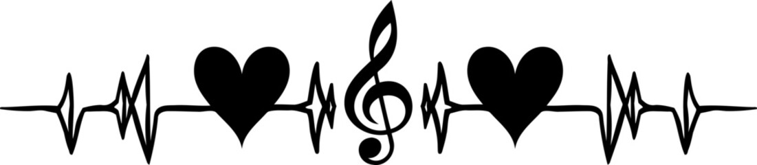 Musical notes text divider