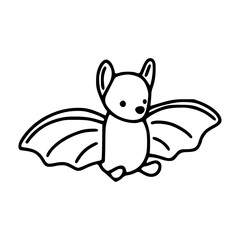 a black and white drawing of a cartoon character in jelly cat style