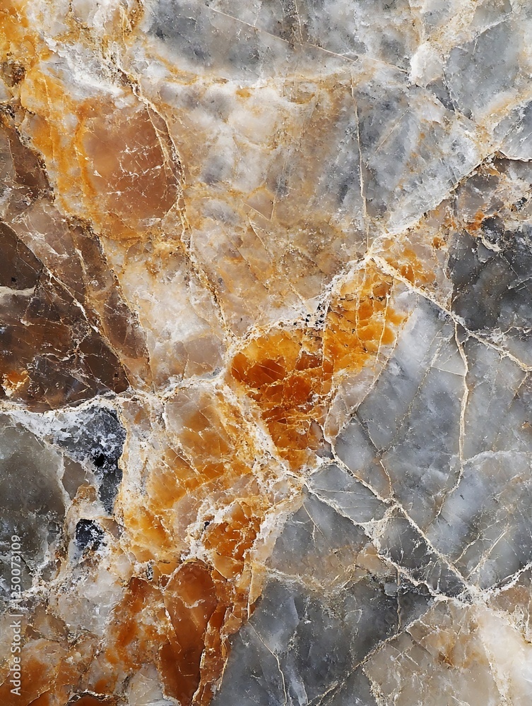 Poster textured closeup of intricate natural marble surface : generative ai