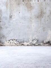 Obraz premium Textured Concrete Wall and Floor with Subtle Grunge and Minimalist Aesthetic : Generative AI